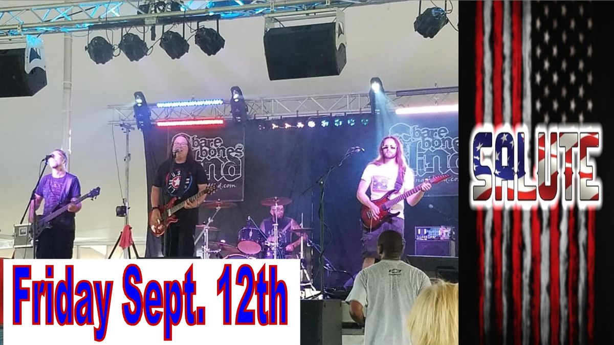 Friday September 12th Bare Bones Blind at Salute To Everyone in Manitowoc, WI