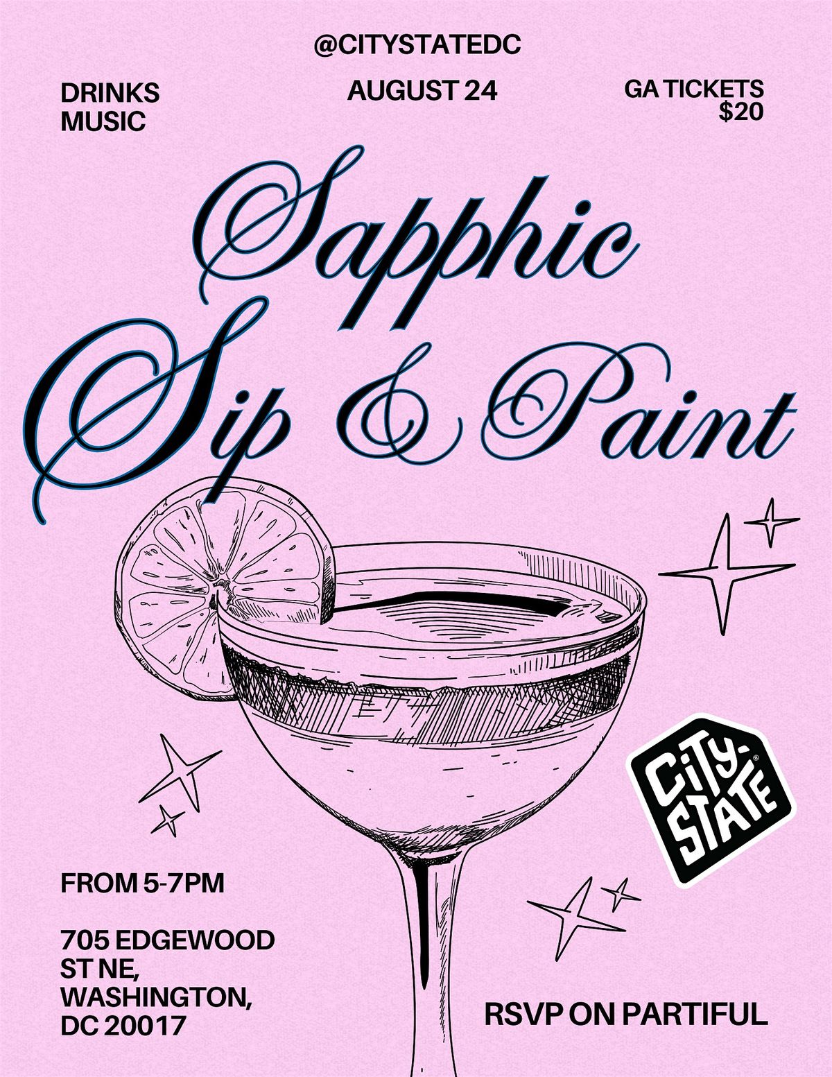 Sapphic Sip & Paint