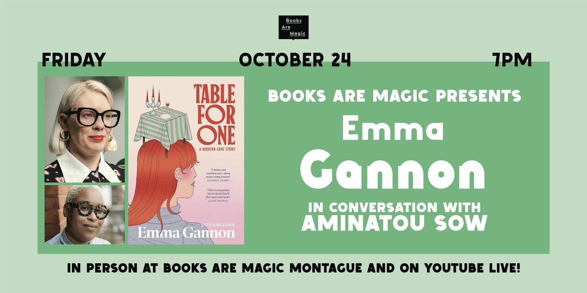 In-Store: Emma Gannon: Table for One w\/ Aminatou Sow