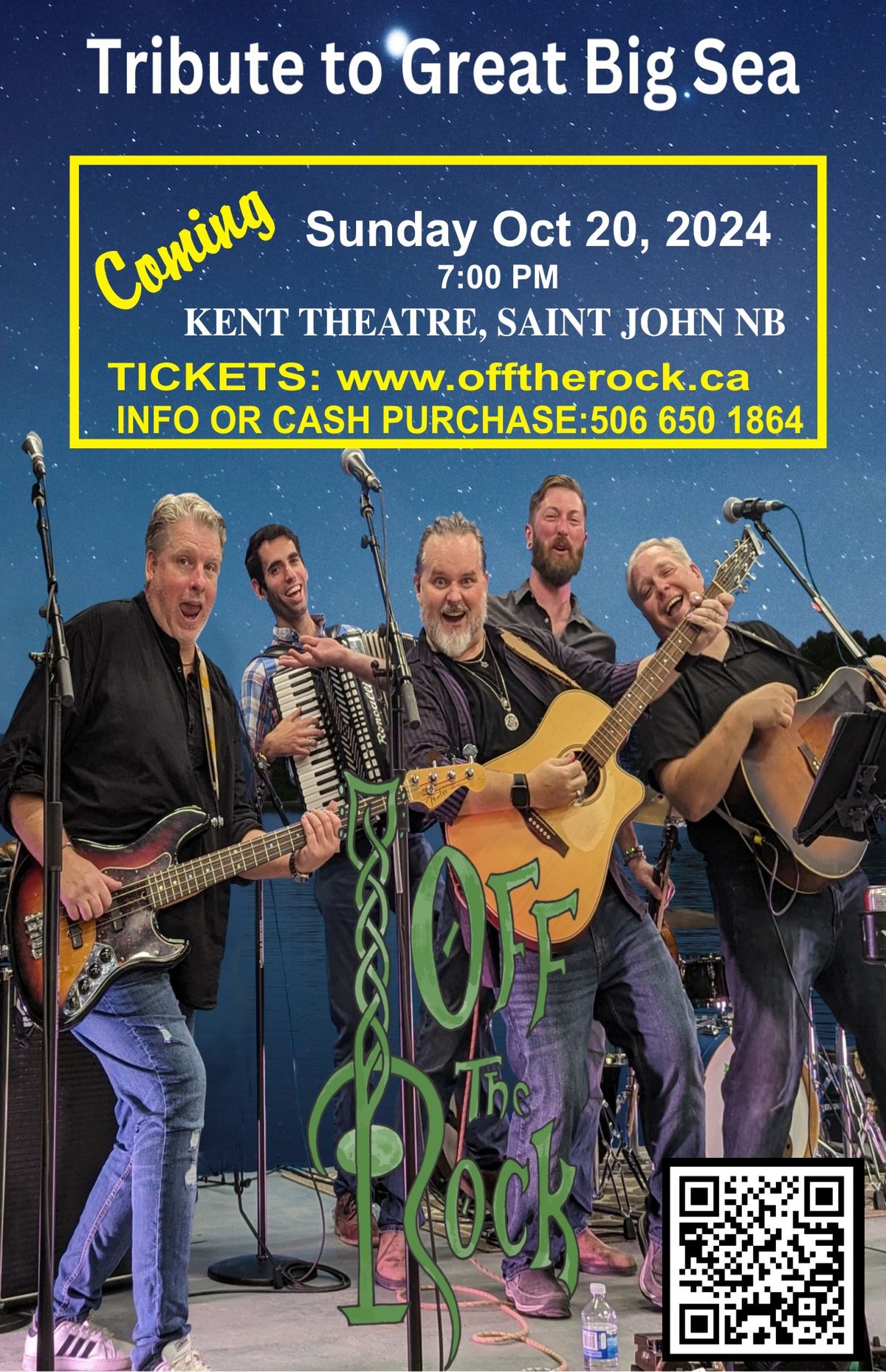 Off the Rock - A Great Big Sea Tribute (CALL FOR TICKETS 506 650 1864)