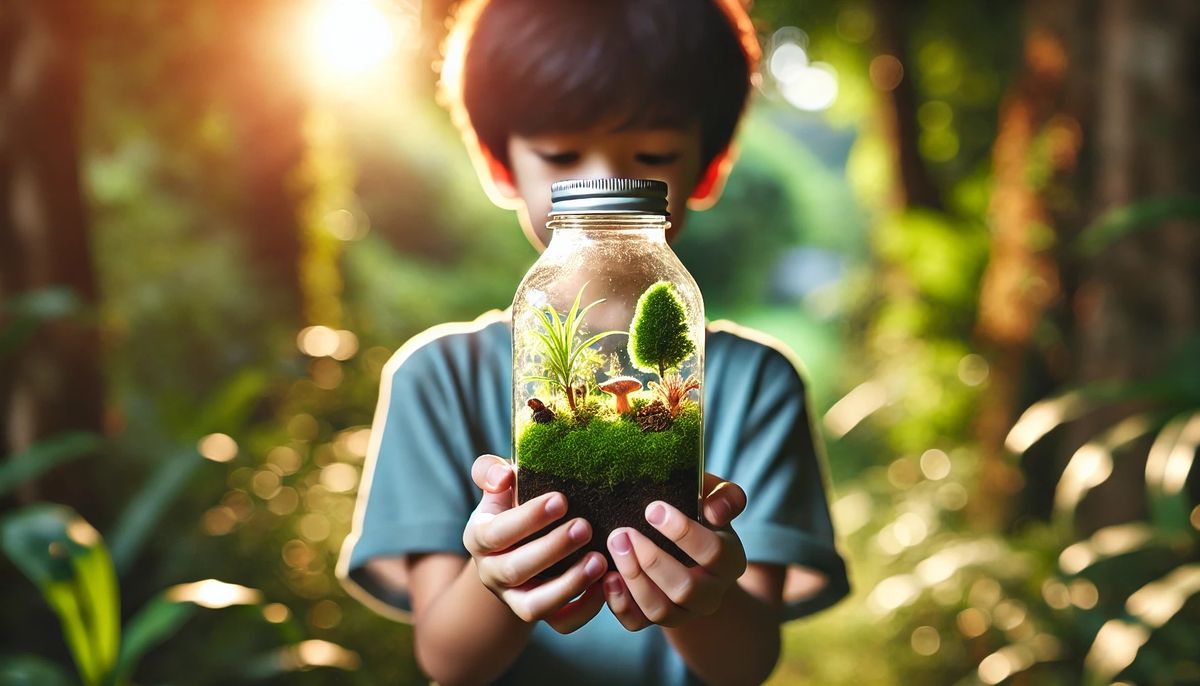 Explore and Observe at the Preserve presents: Ecosystem in a bottle