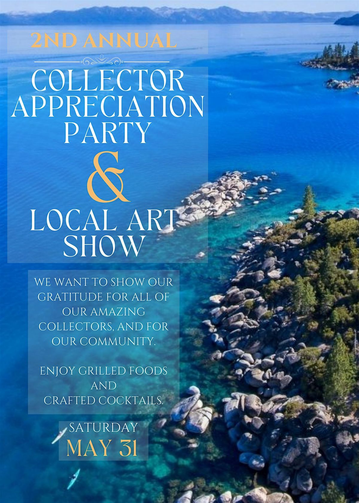 2nd Annual Collector Appreciation Party & Local Art Show