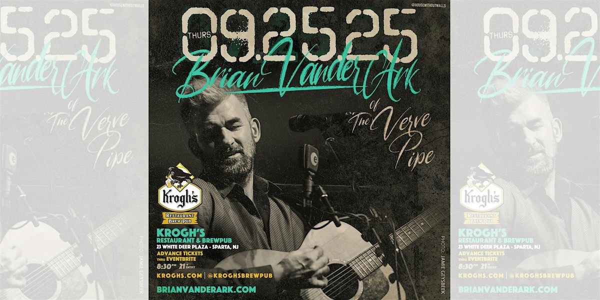Brian Vander Ark of The Verve Pipe at Krogh's!