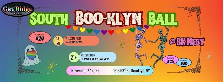 South BOO-klyn Ball: 18-20