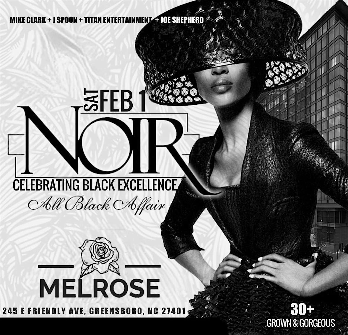 Sat Feb 1st :: NOIR \/\/ The All Black Event ::