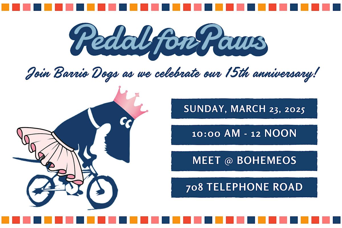 Pedal for Paws