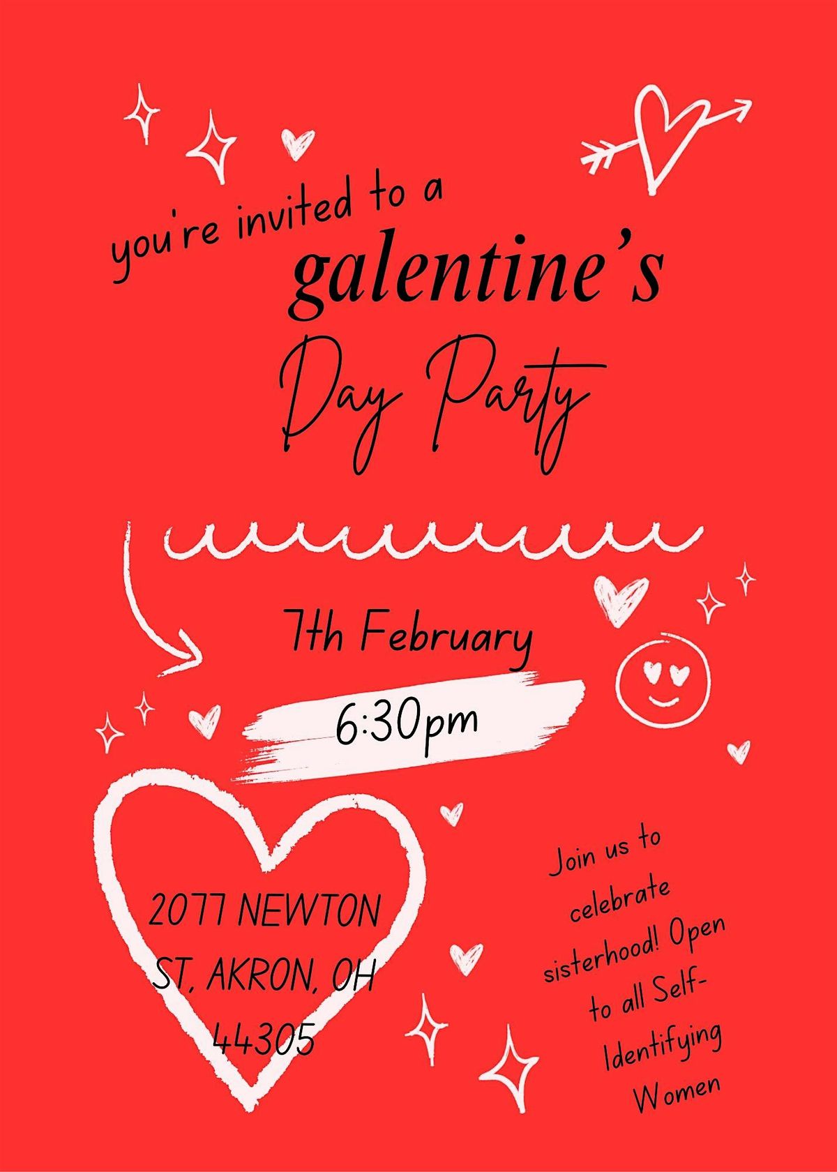 Galentines Party; Sweetheart Soir\u00e9e