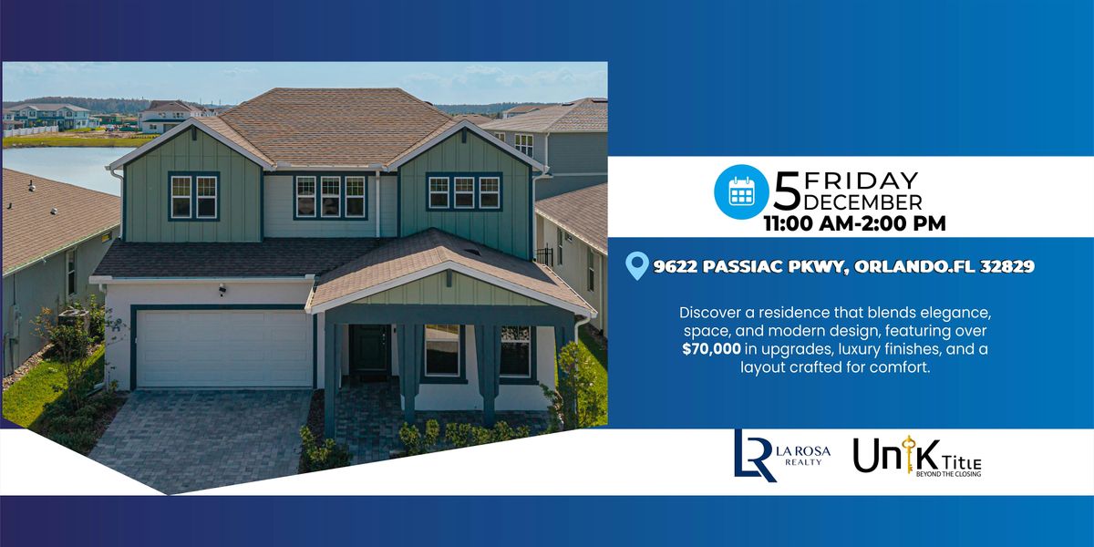 Where Opportunity Meets Luxury \u2013 Broker Open