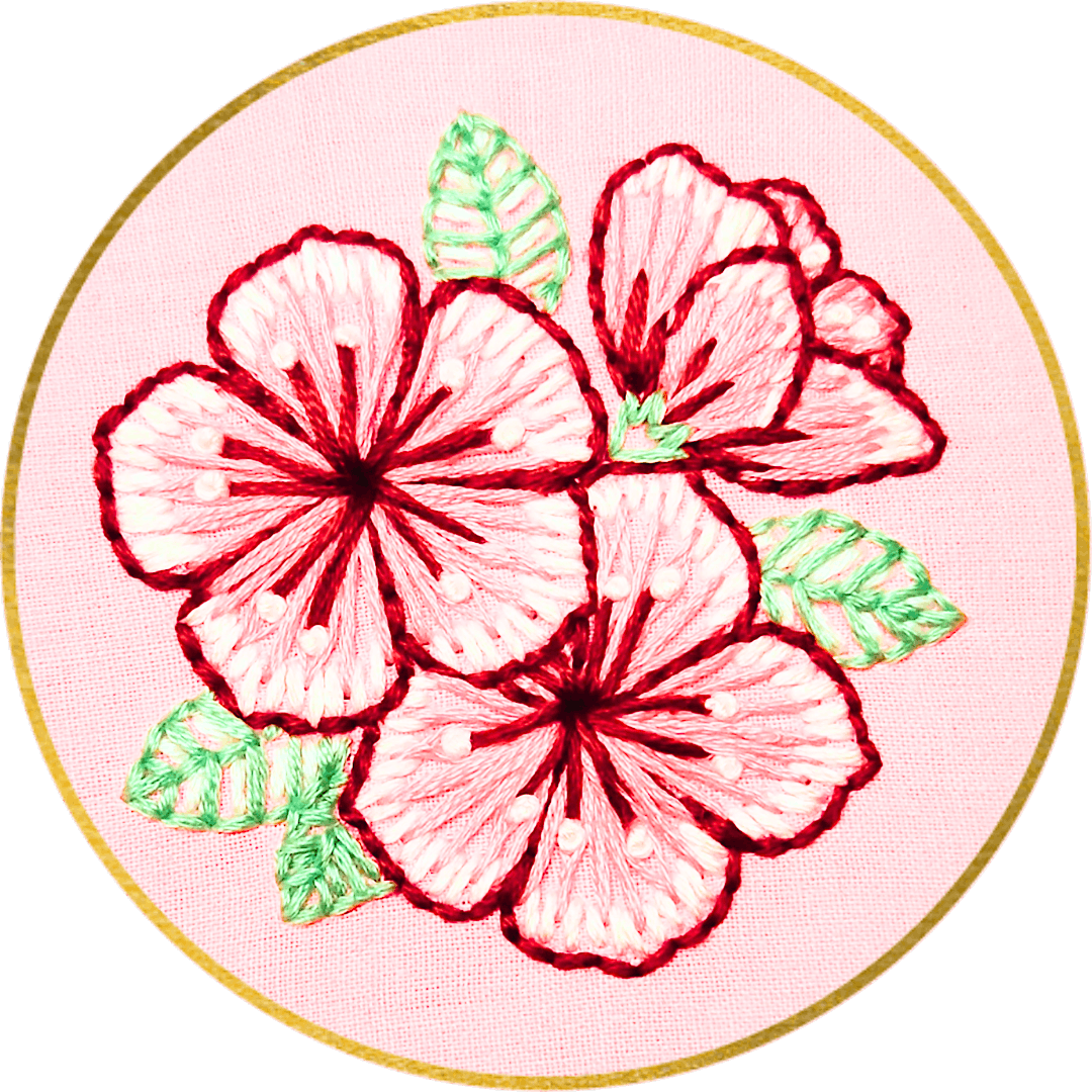 Embroidery 101: Cherry Blossoms