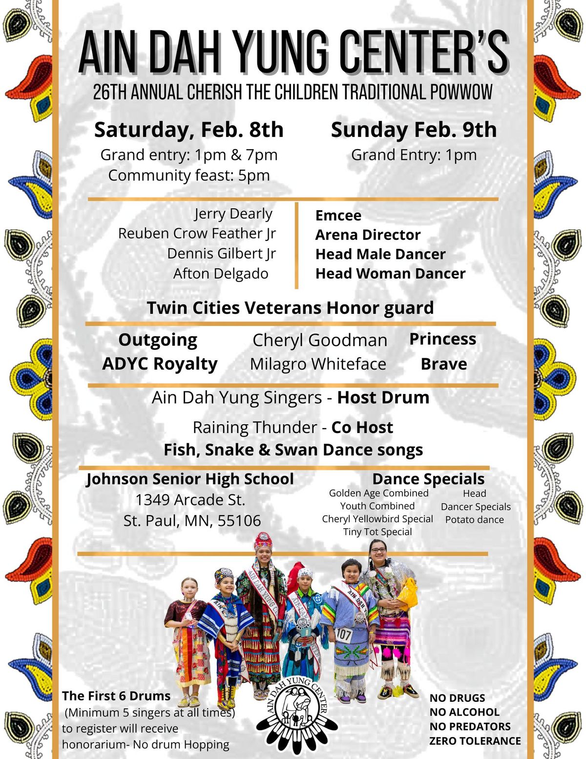 Ain Dah Yung Center\u2019s 26th Annual cherish The Children Traditional Powwow