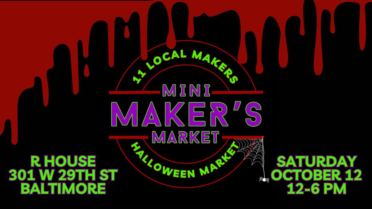 Mini Maker's Market - Halloween