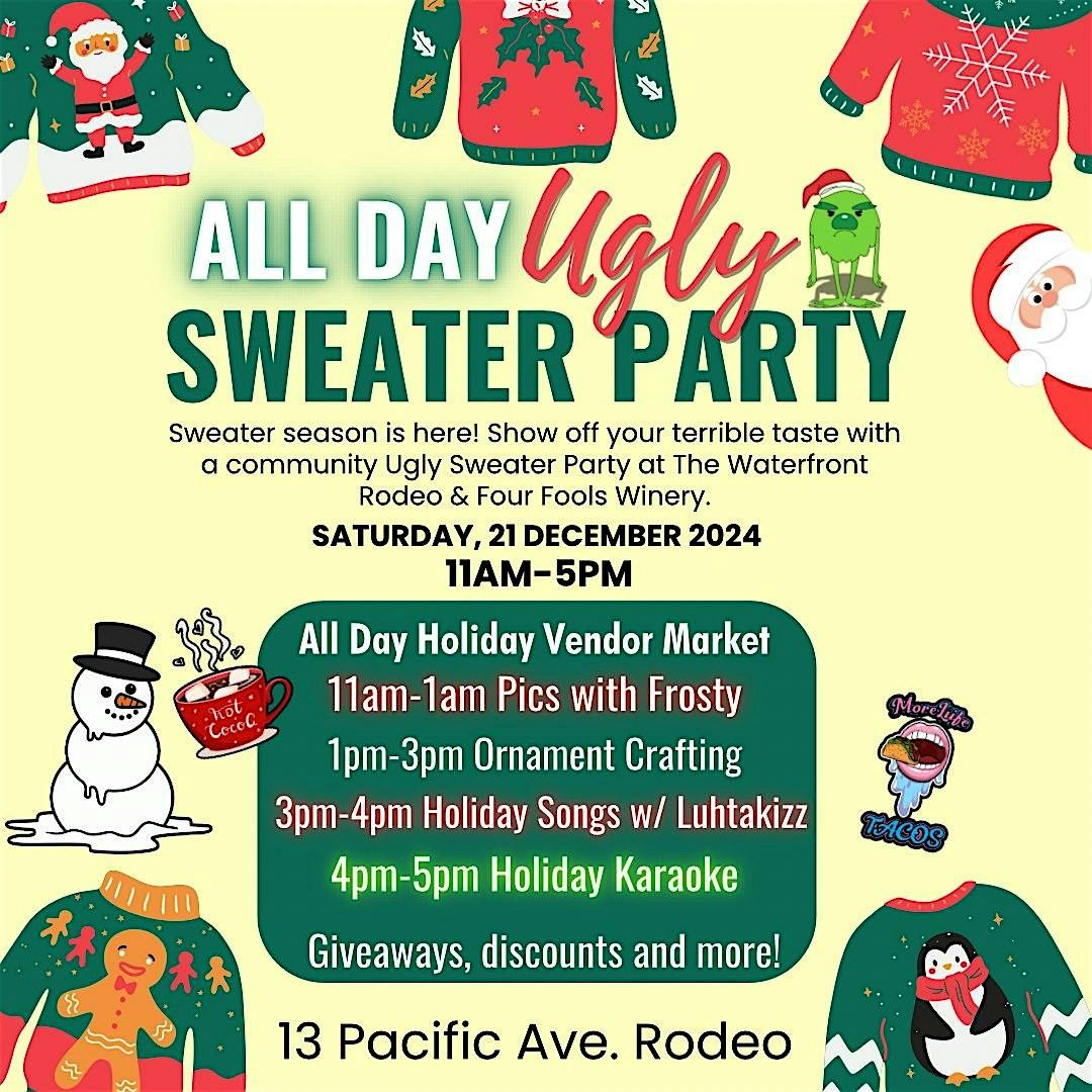 All Day Ugly Sweater Party at Four Fools Winery