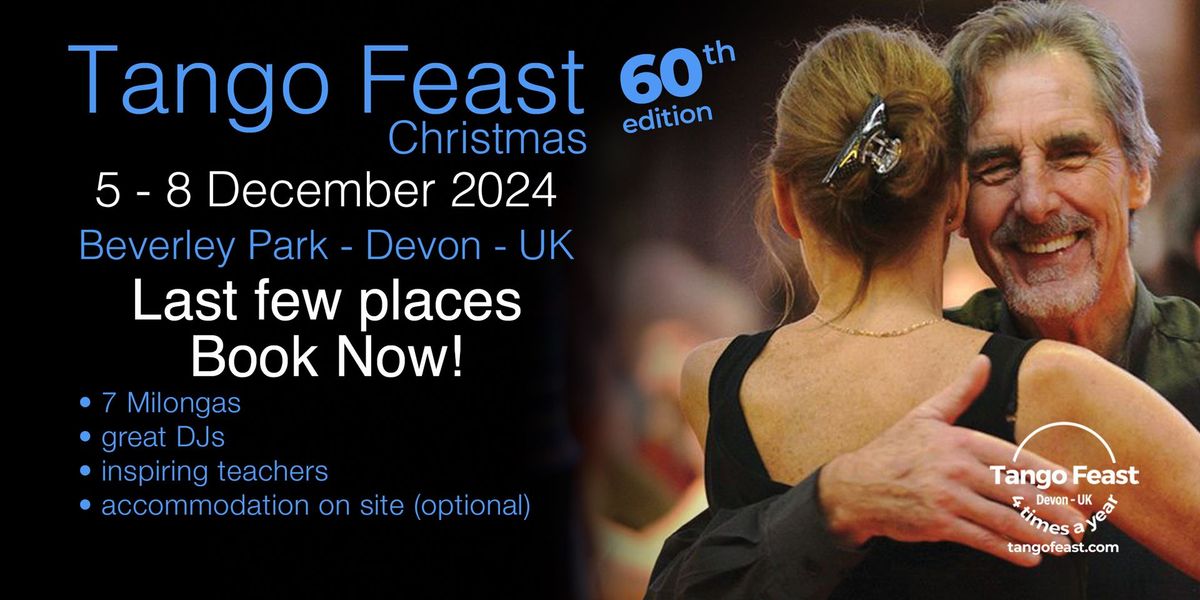 Tango Feast Christmas 5-8 December 2024 Devon England