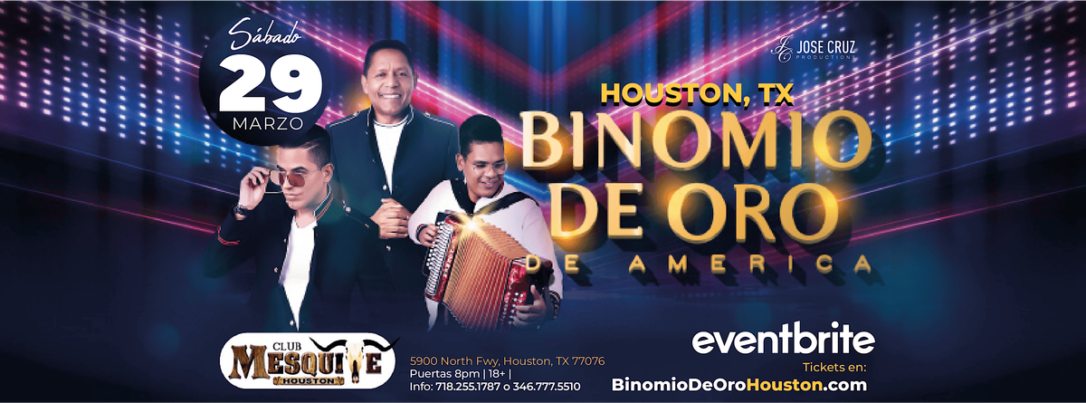 Binomio de Oro de Am\u00e9rica en HOUSTON, TX I Marzo 29 2025