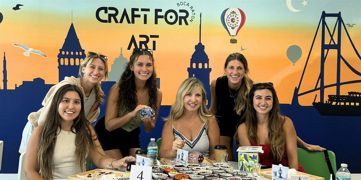 Mosaic Art Classes Tampa: Turkish Lamp Making Workshop