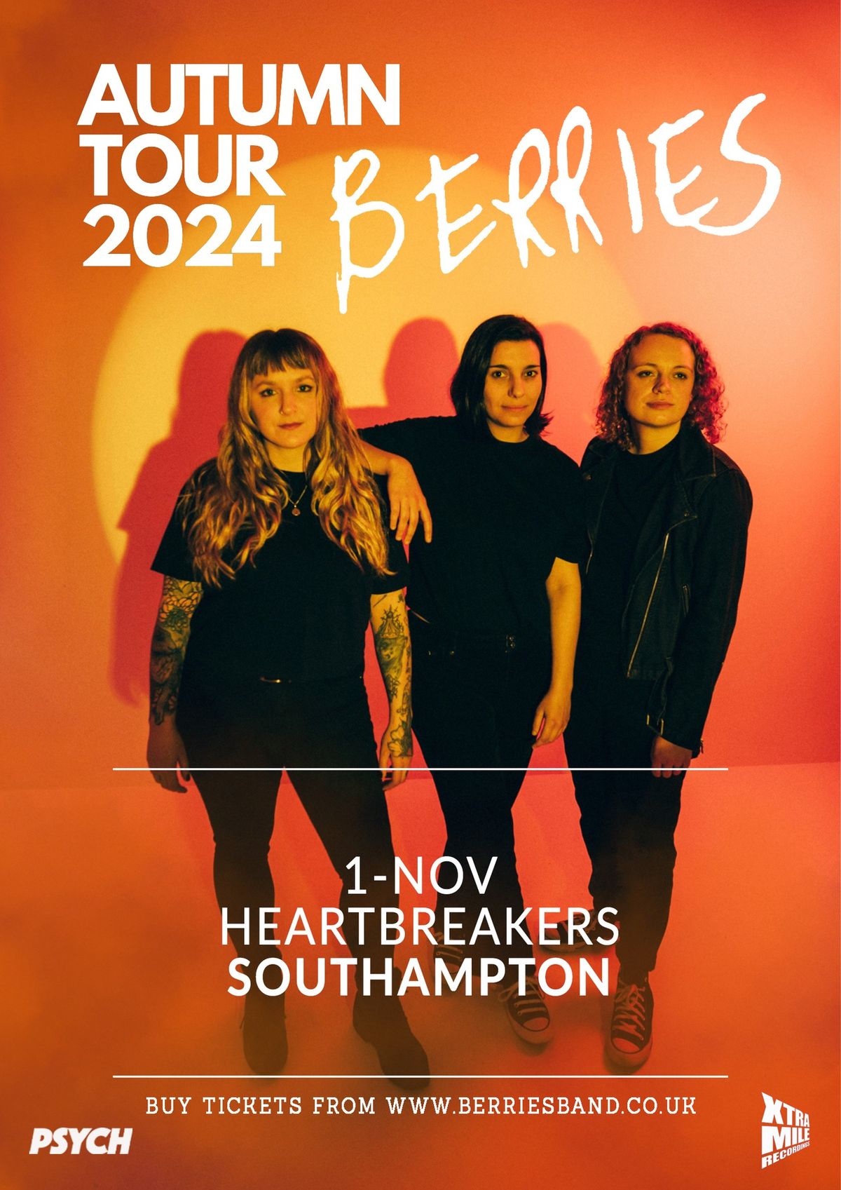 PSYCH Presents \/\/ BERRIES \/\/ Heartbreakers \/\/ 01.11.24