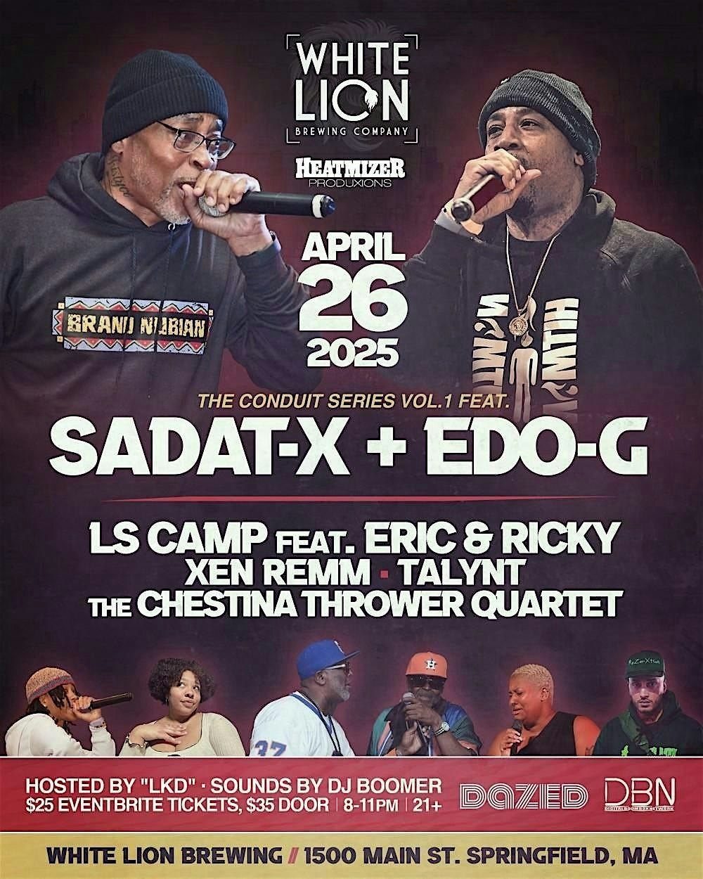 White Lion presents Hip Hop Legends: Sadat-X & EdO-G