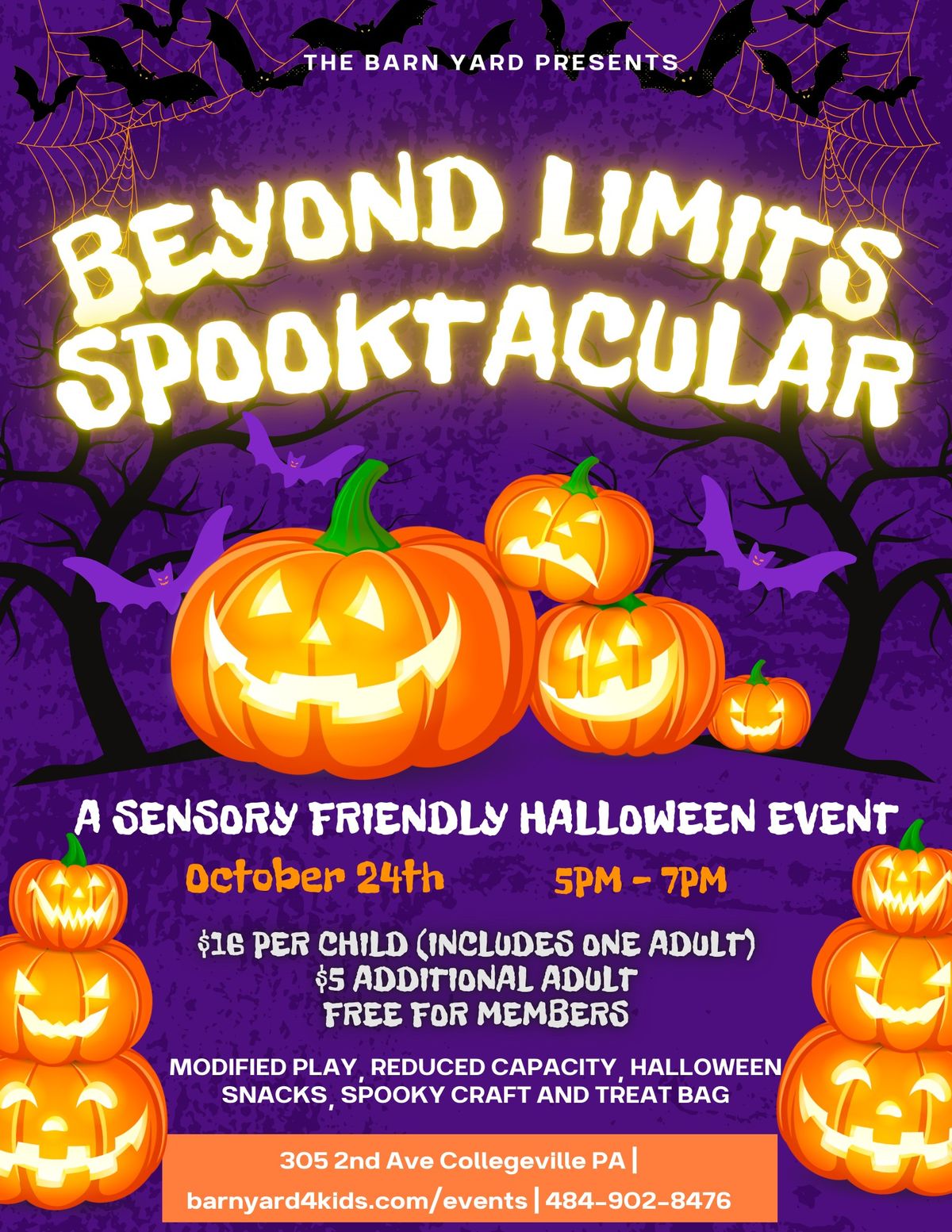 Beyond Limits Spooktacular - A Sensory Friendly Night