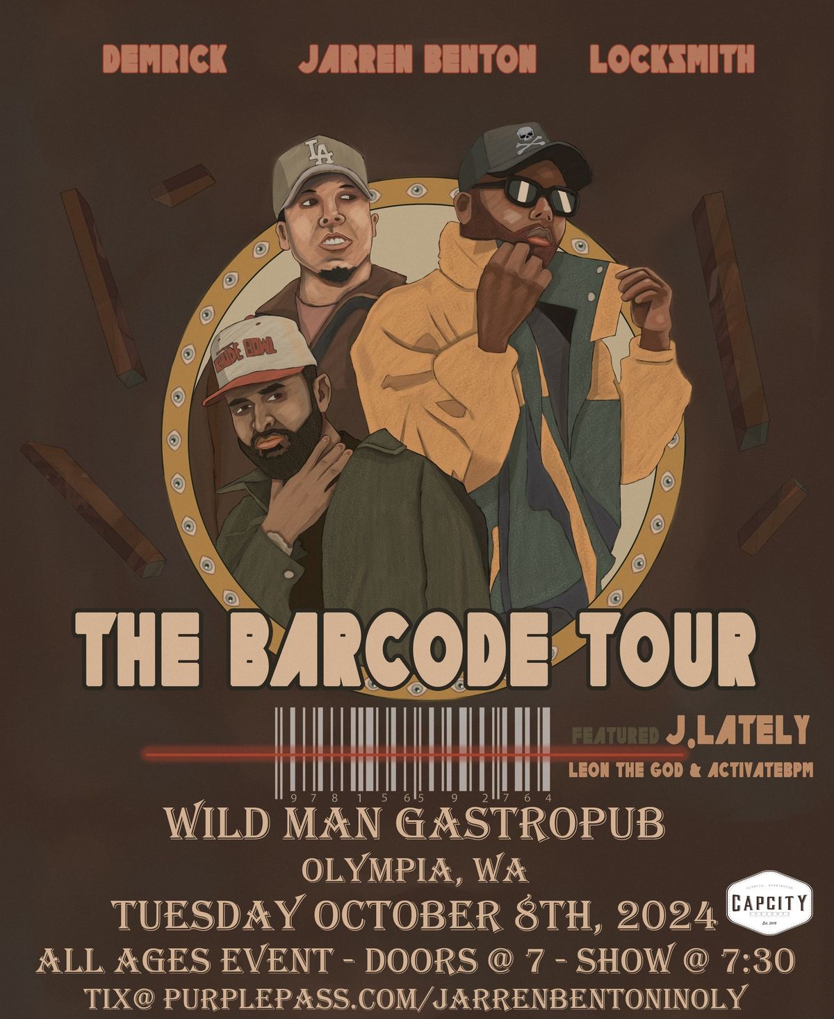 Jarren Benton + Demrick + Locksmith + J. Lately + Leon The God & ActivateBPM at Wild Man Gastropub 