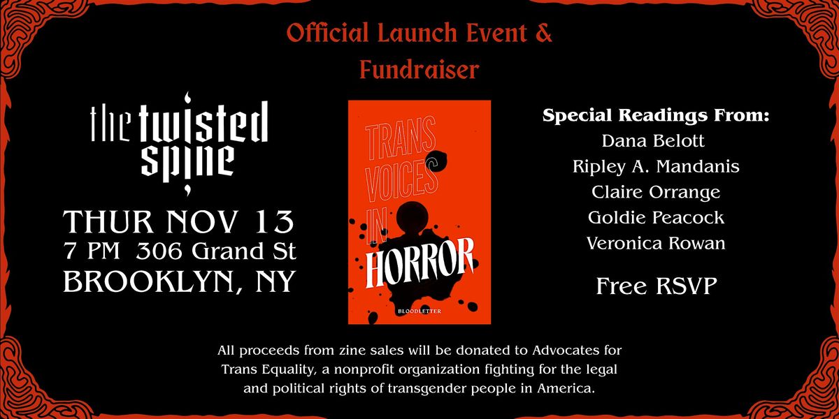 TRANS VOICES IN HORROR LAUNCH EVENT