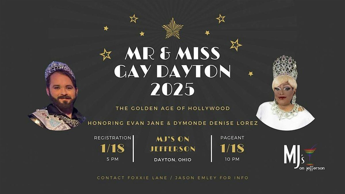 Mr & Miss Gay Dayton 2025 - The Golden Age of Hollywood