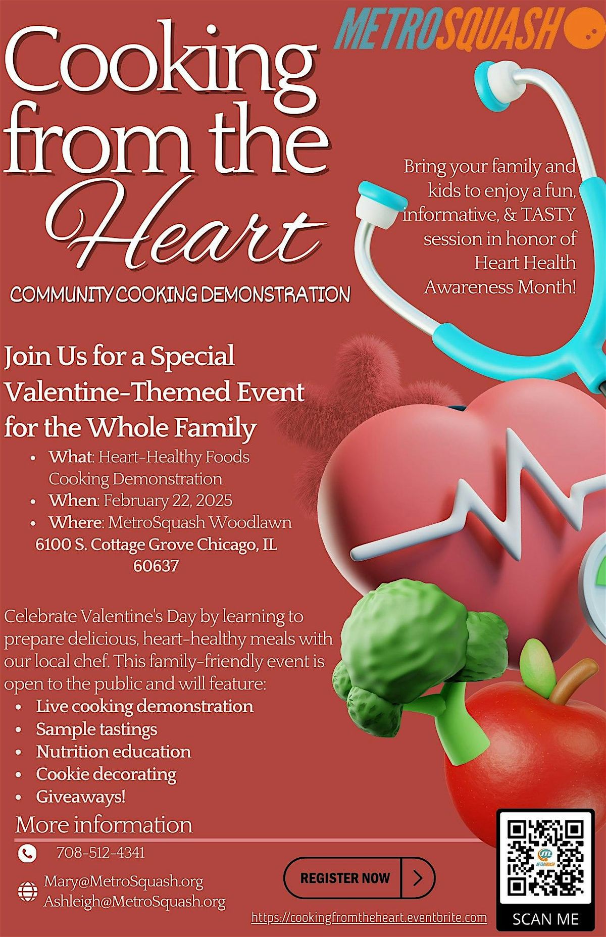 Cooking From The Heart- Heart Healthy Foods Community Demonstration