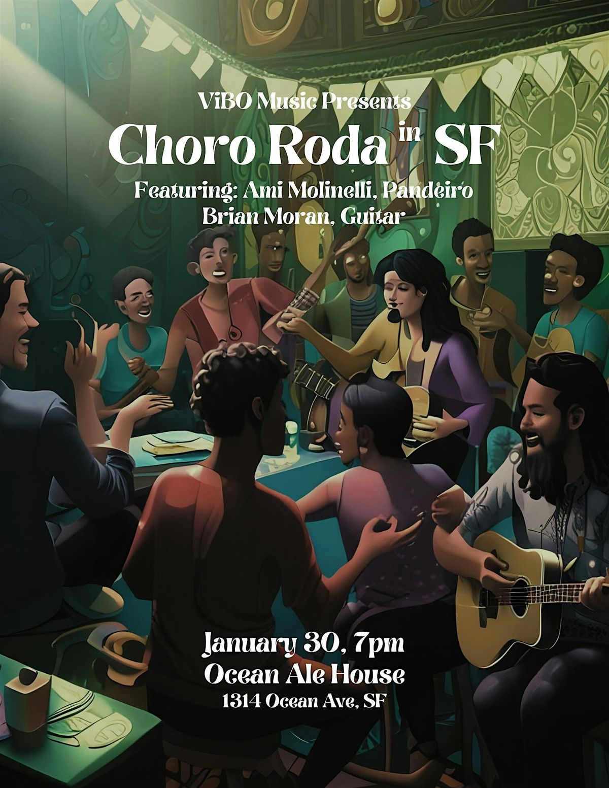 Choro Roda in San Francisco (Jan. 2025)