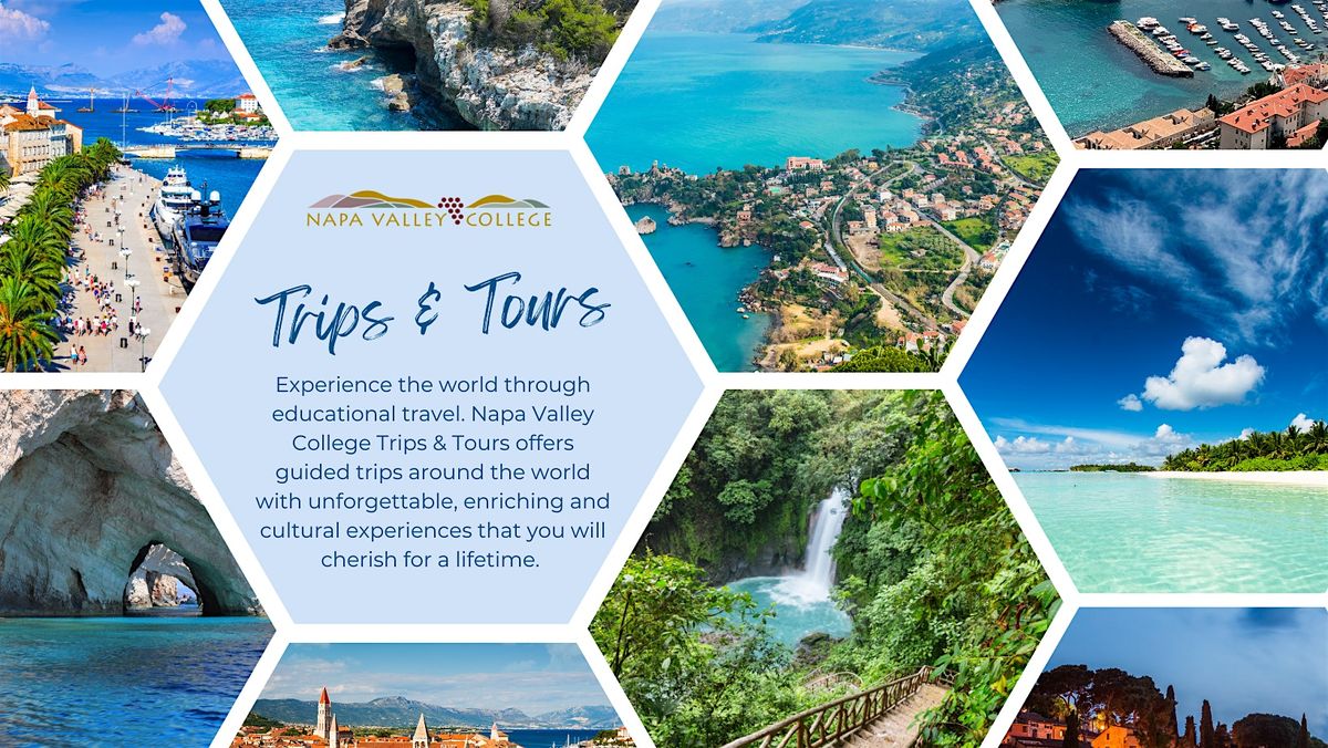 Trips and Tours Spring Travel Show August 28, 2025, 10:30am