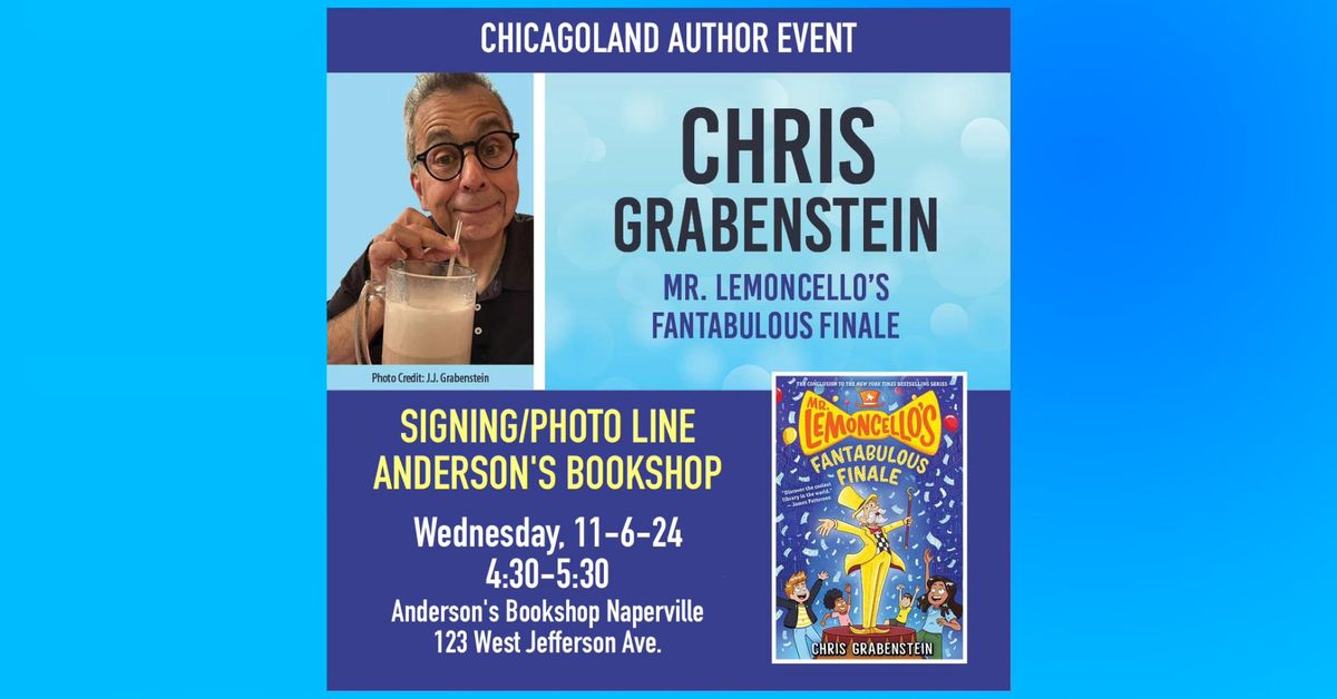 Chris Grabenstein at Anderson's Naperville