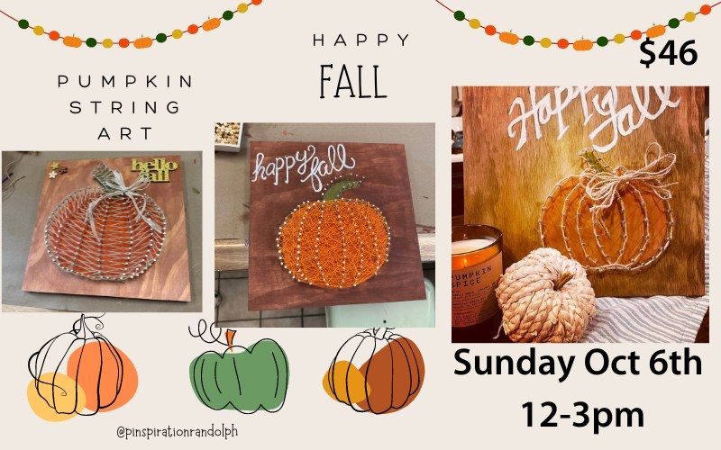 Pumpkin String Art! 