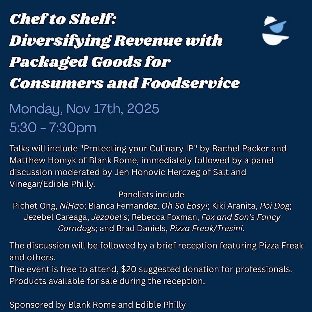 Philly Chef Conference: Chef to Shelf