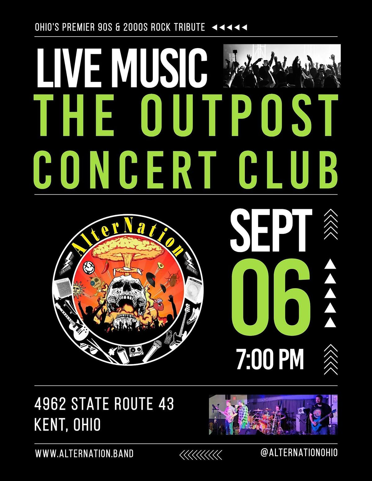 Alternation - 90's Rock Night at The Outpost Kent, OH
