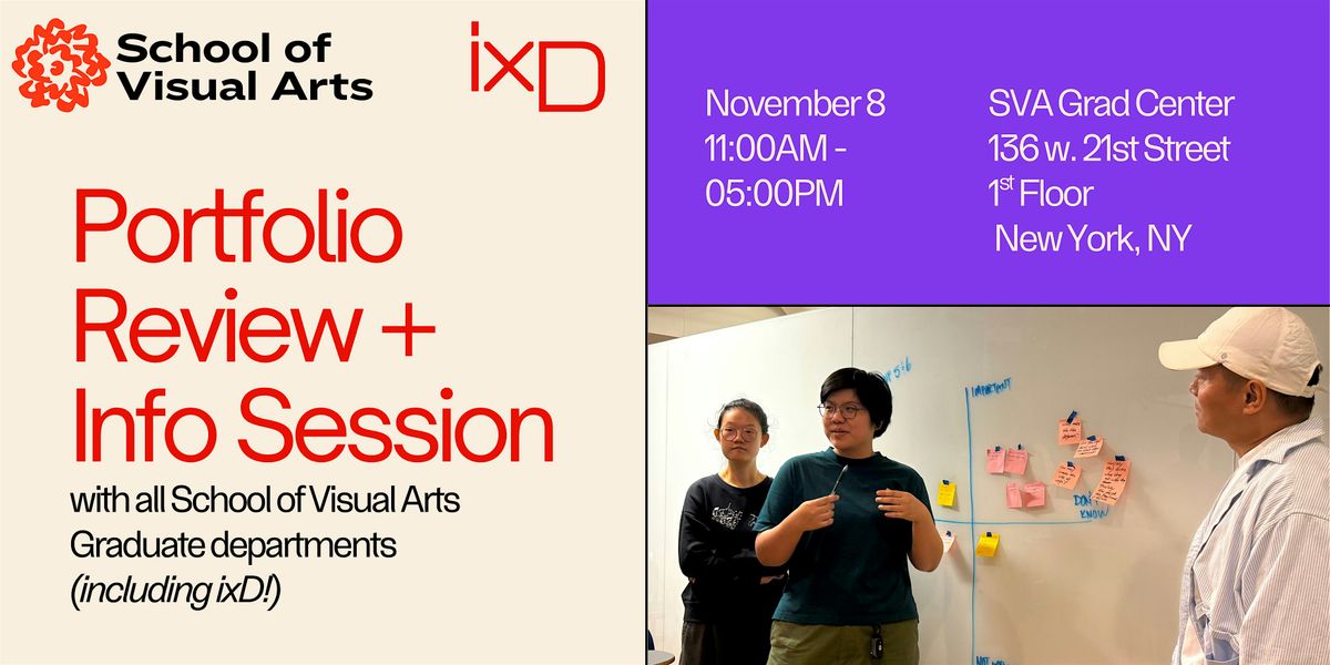 Graduate Programs Portfolio Review & Info Session (in-person)