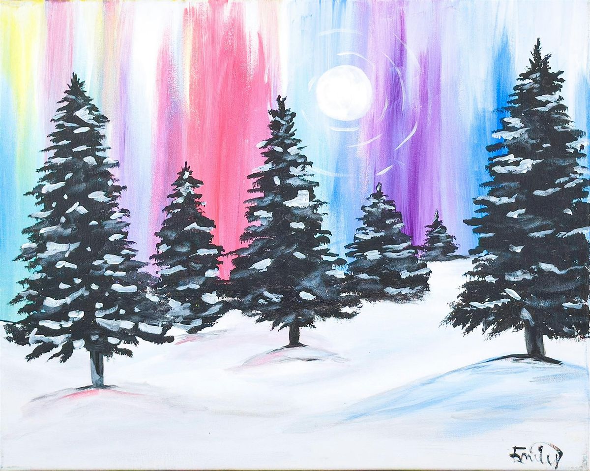 Toledo Paint and Sip Party - Colors of Winter