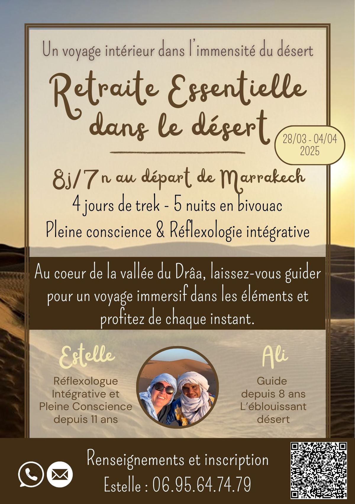 Retraite Essentielle dans le d\u00e9sert