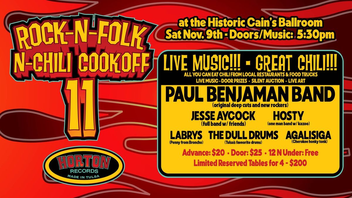 11th Annual Rock-N Folk-N Chili Cook Off