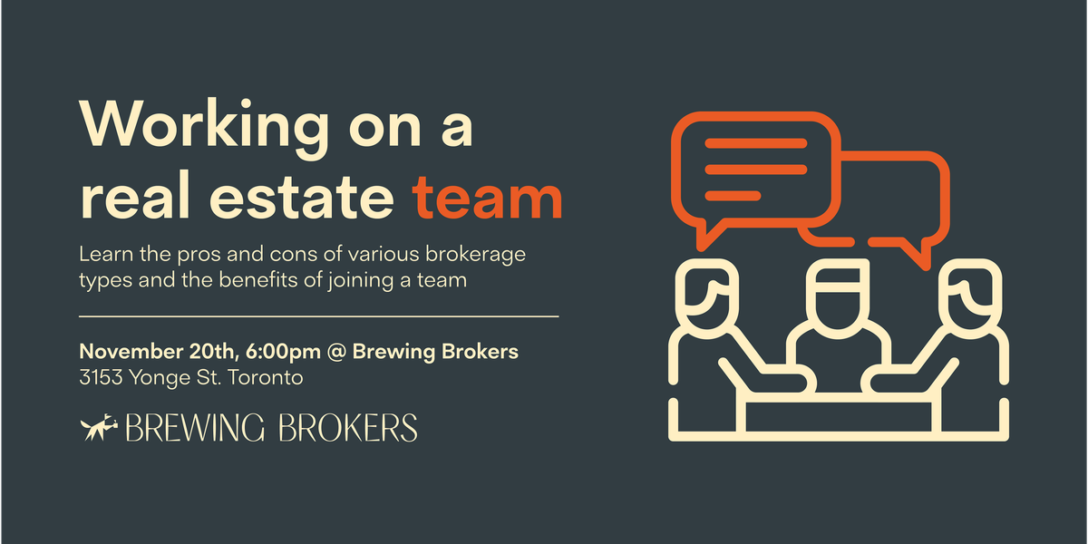 Working on a Real Estate Team