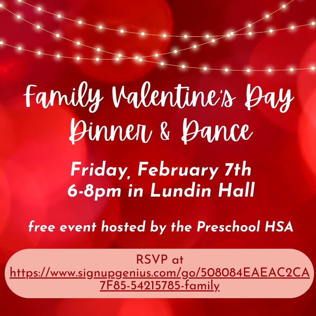 Family Valentine's Day Dinner & Dance