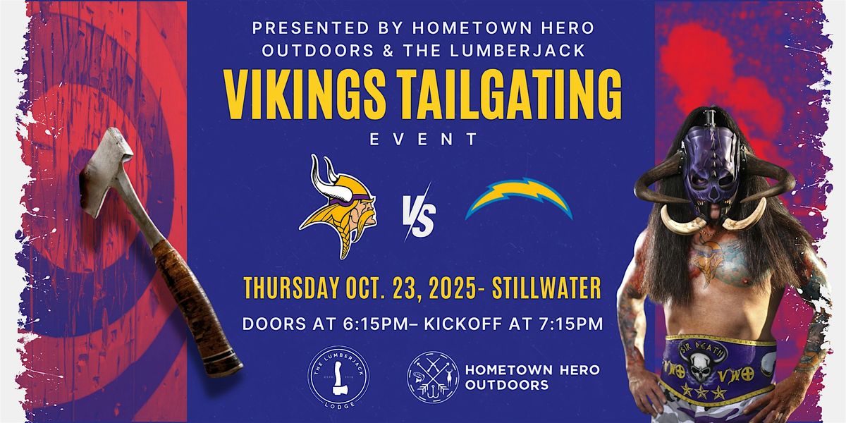 Tailgate for a Cause \u2013 Vikings vs. Chargers Tailgate