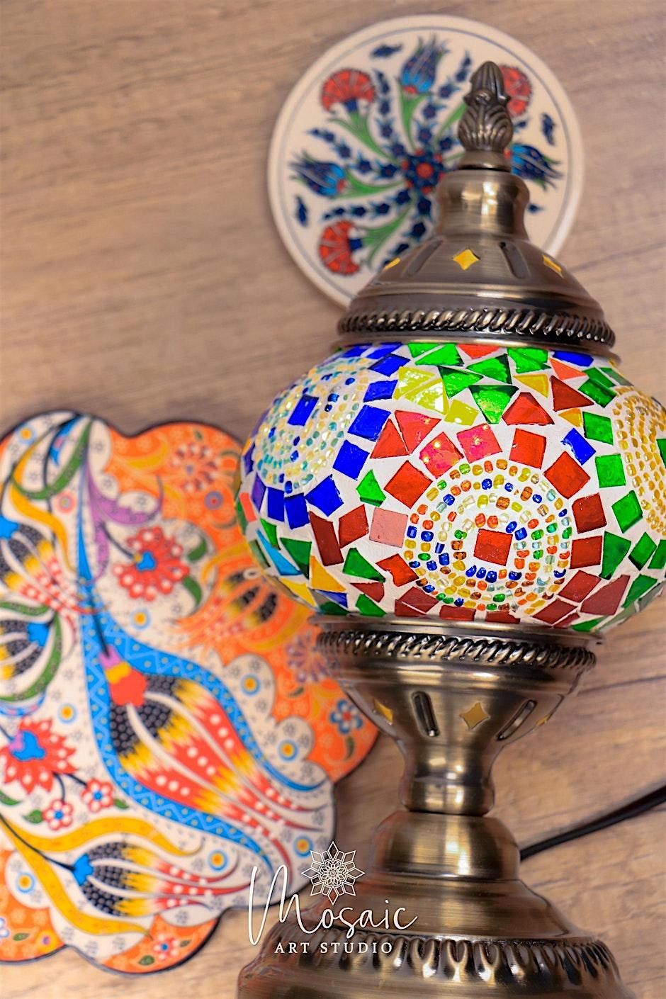 Save With Friends on Mosaic Lamp Workshop in Kirkland, WA