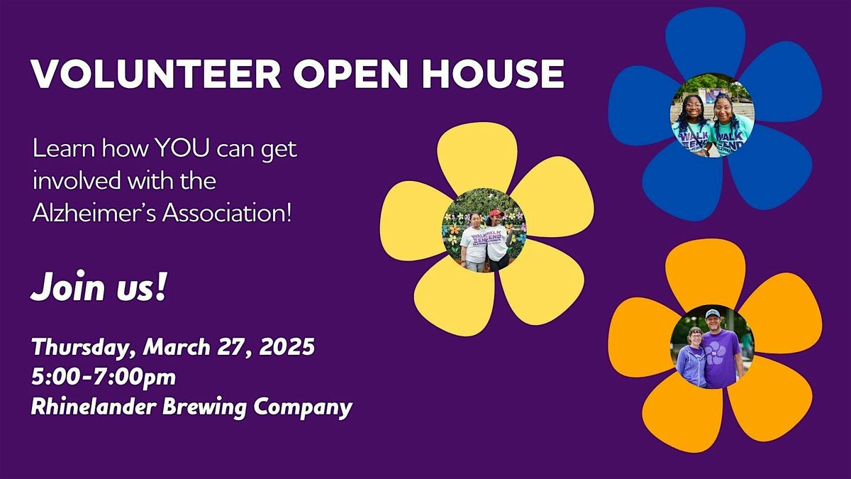 Alzheimer's Association Volunteer Open House