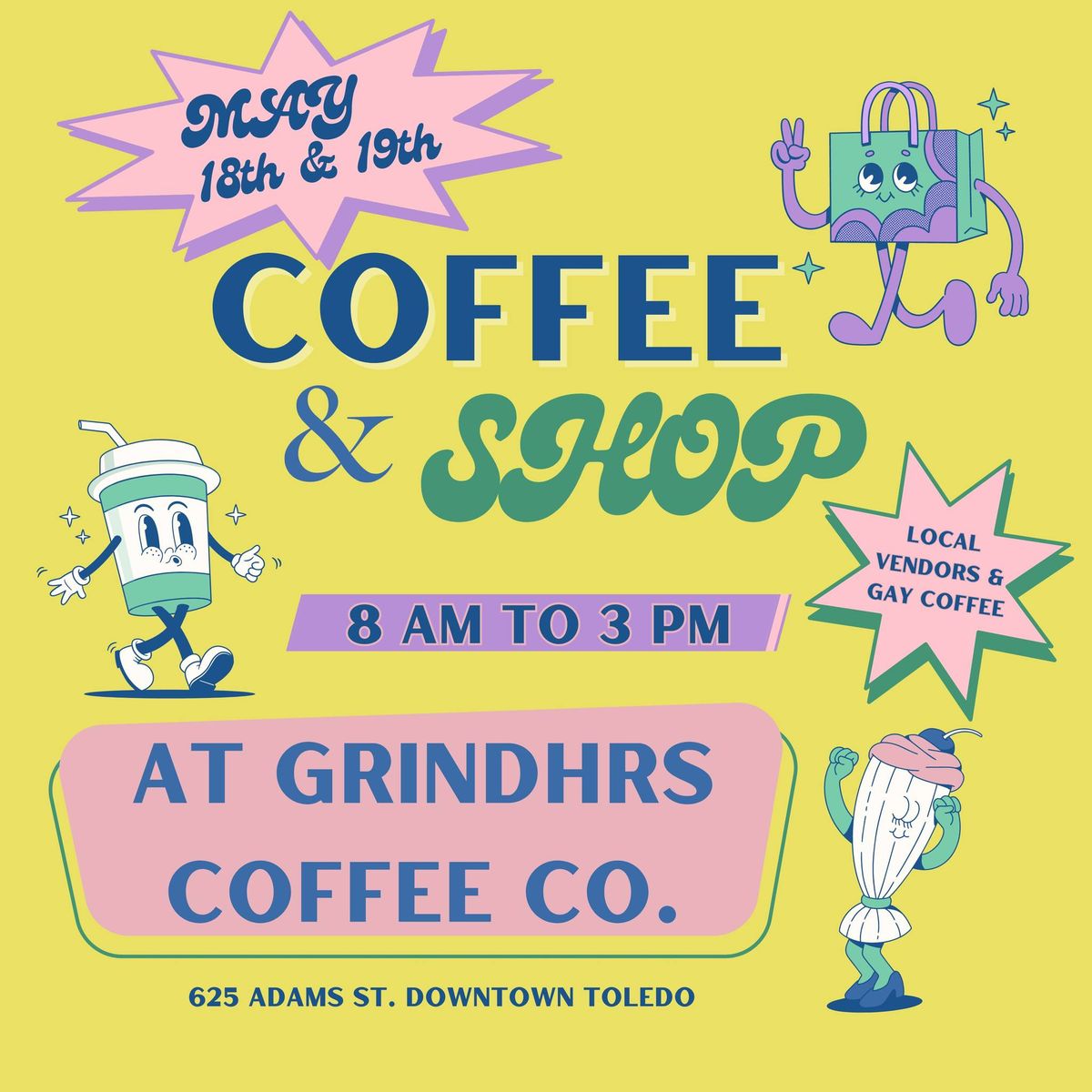 Coffee & Shop @ Grindhrs Coffee Co!