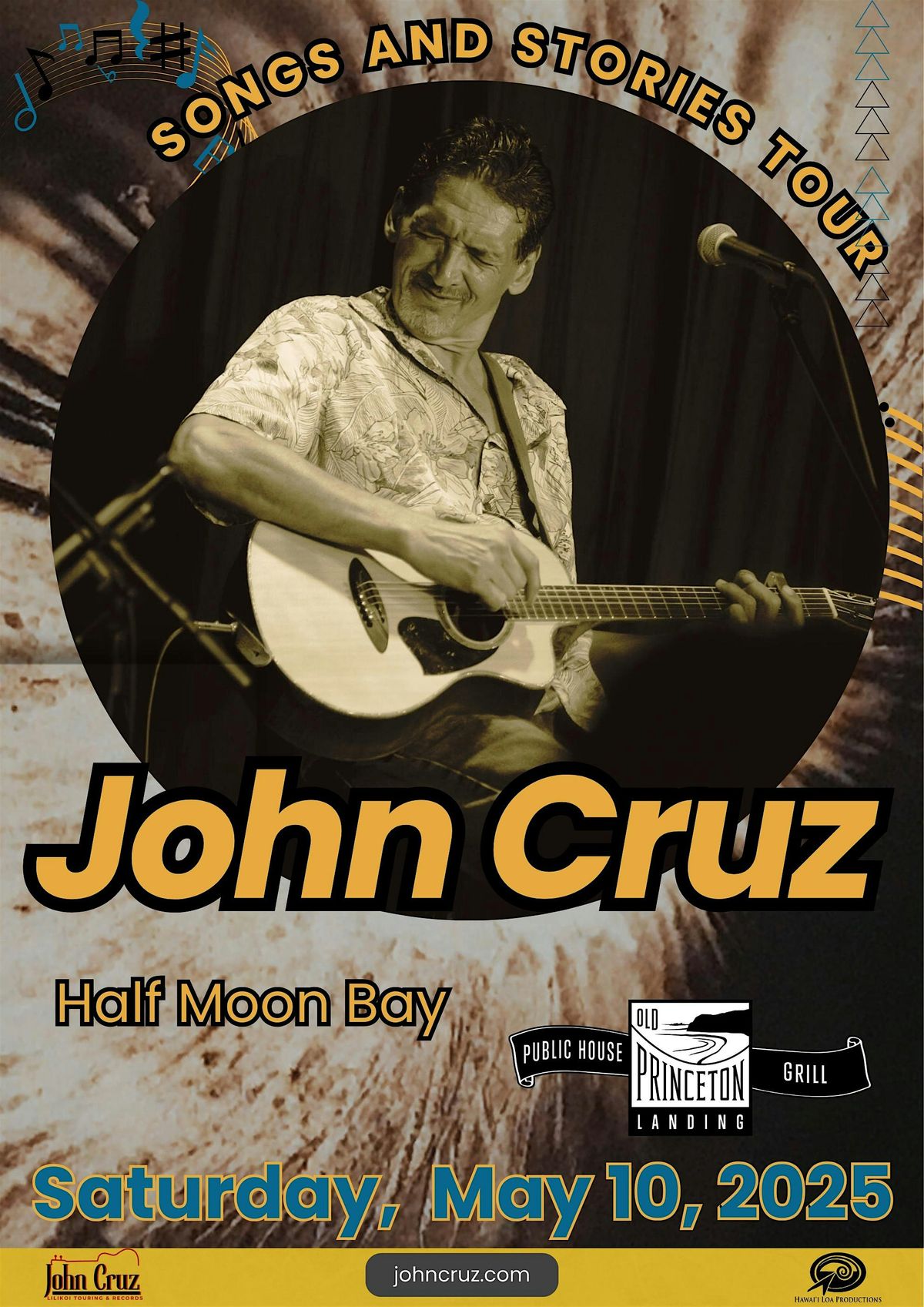 John Cruz Songs and Stories Tour at Old Princeton Landing