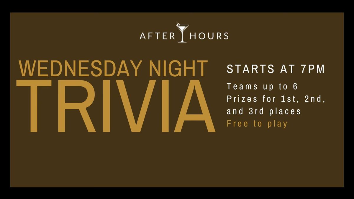 Trivia at After Hours