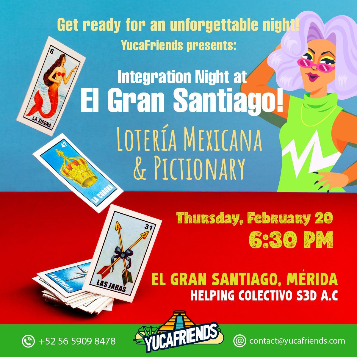 Integration Night by YucaFriends at El Gran Santiago