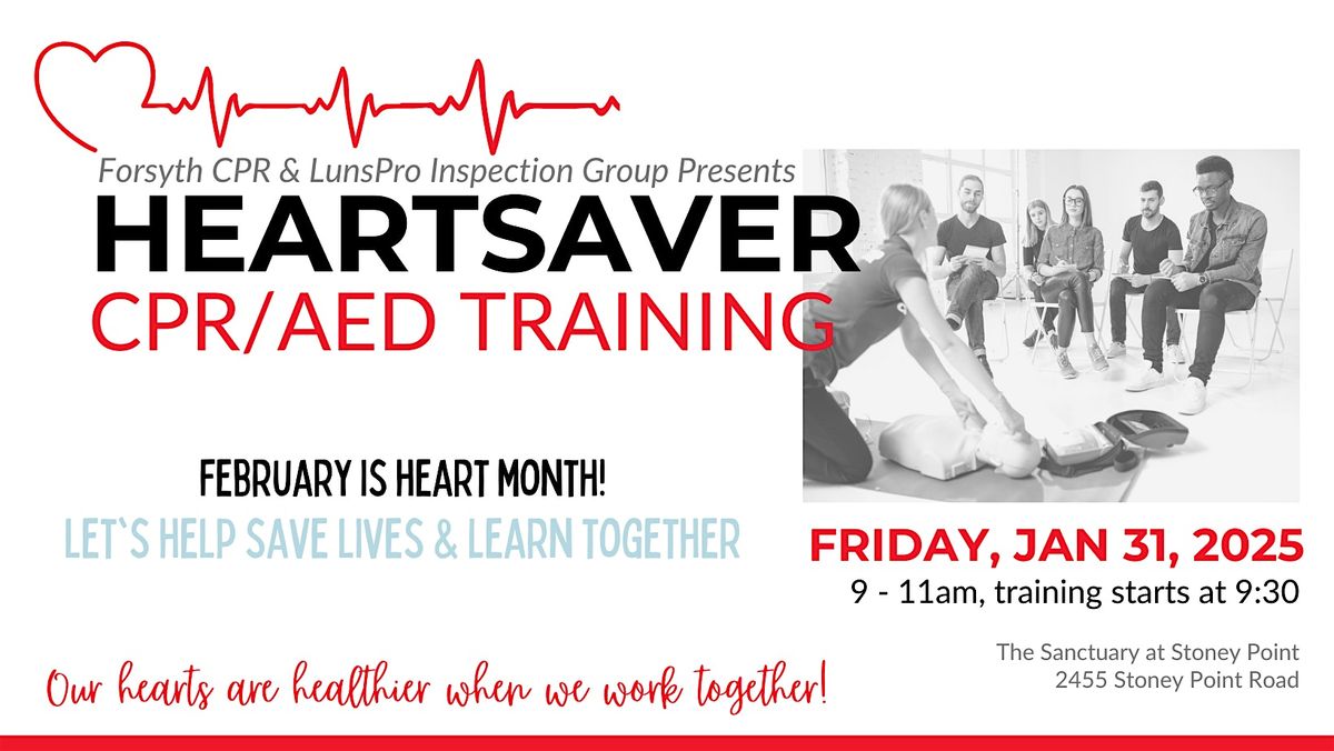 HEARTSAVER CPR\/AED TRAINING