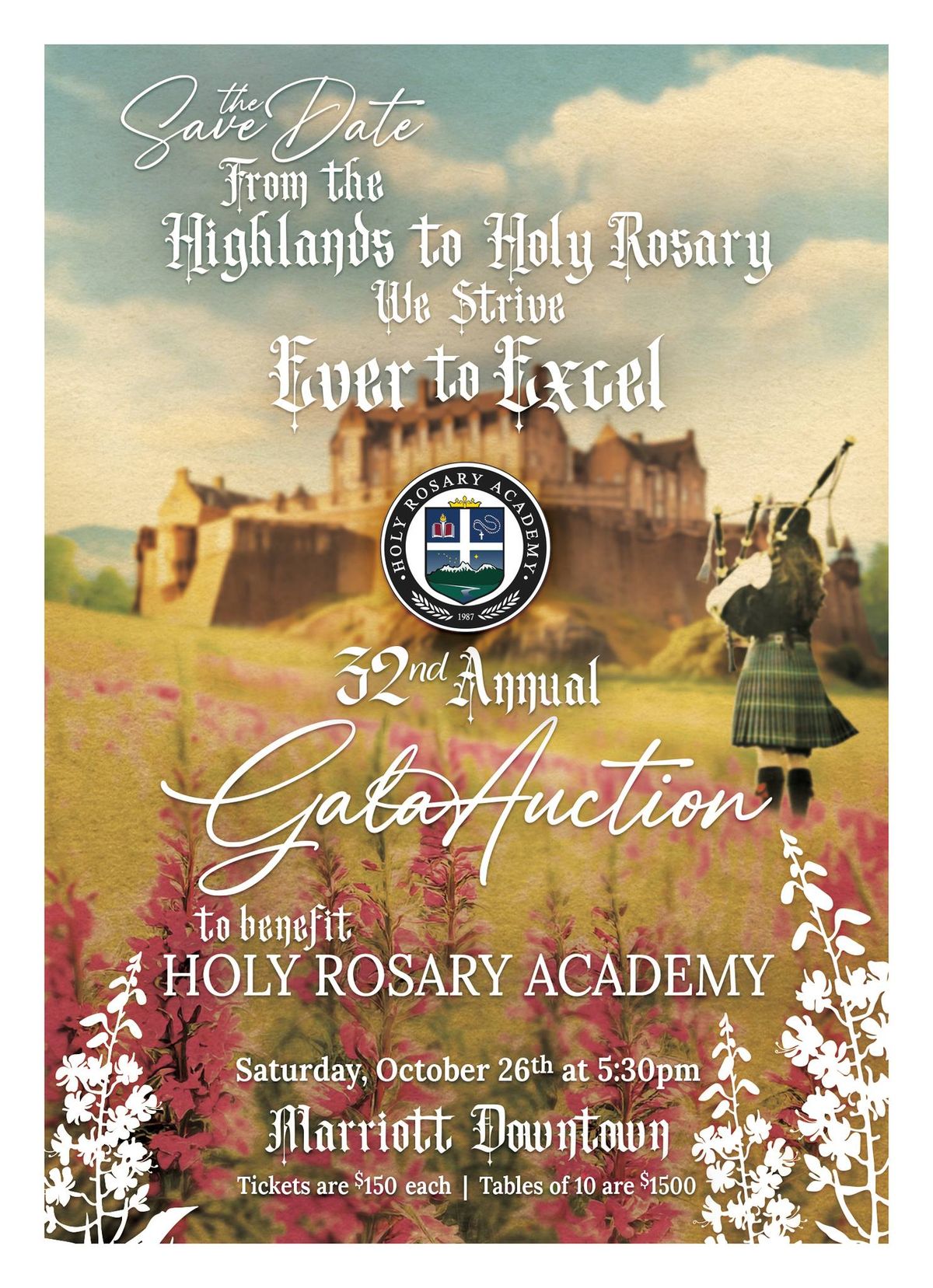 Holy Rosary Academy's 32nd Annual Gala Auction!