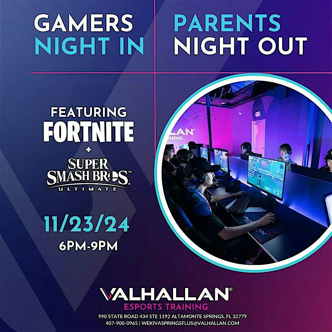 Gamers Night In | Parents Night Out