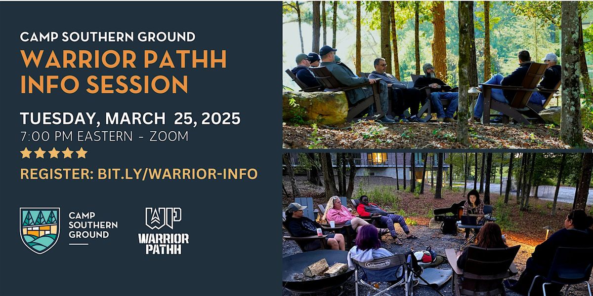 Warrior PATHH Information Session - Veterans and First Responders