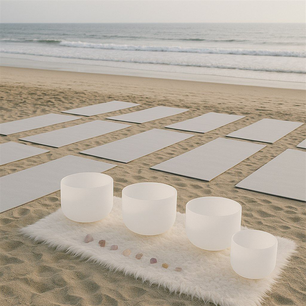 Pilates & Sound Bath by the Beach @alchemyflo.pilates